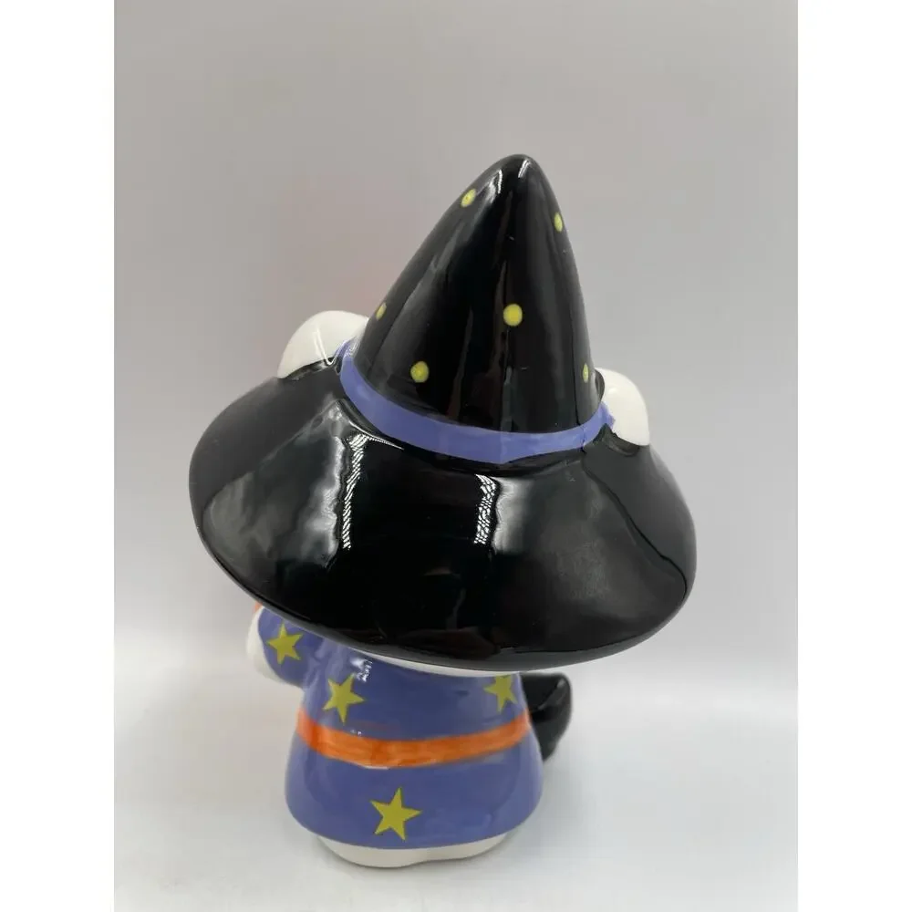 Hello Kitty Halloween Witch Wizard Figurine Blue Sky Clayworks